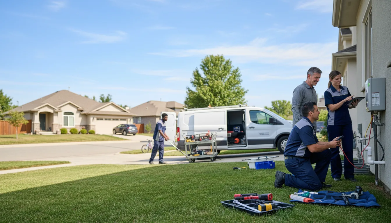 Tankless water heater service in Arlington, TX